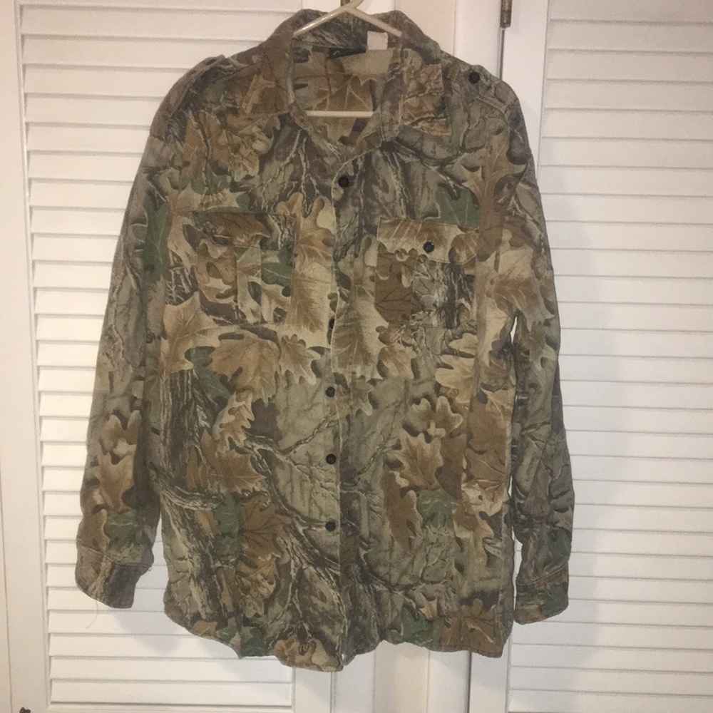 Realtree Advantage Camo Flannel Shirt